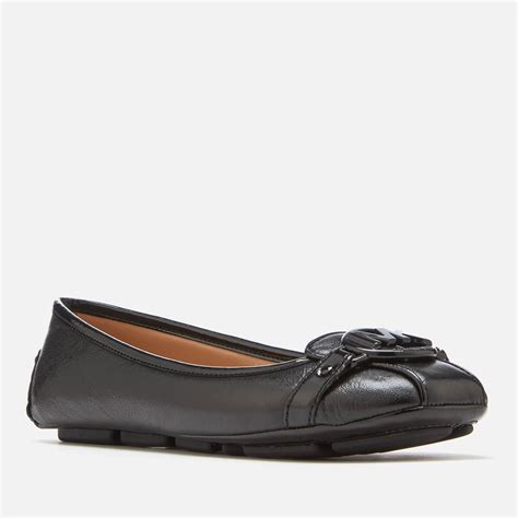 michael kors fulton moccasin black flats size 8|MICHAEL Michael Kors Fulton Moc Flats .